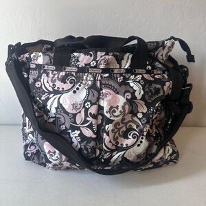 LeSportsac Diaper Bag Baby Travel Nylon Travel Duffle Tote